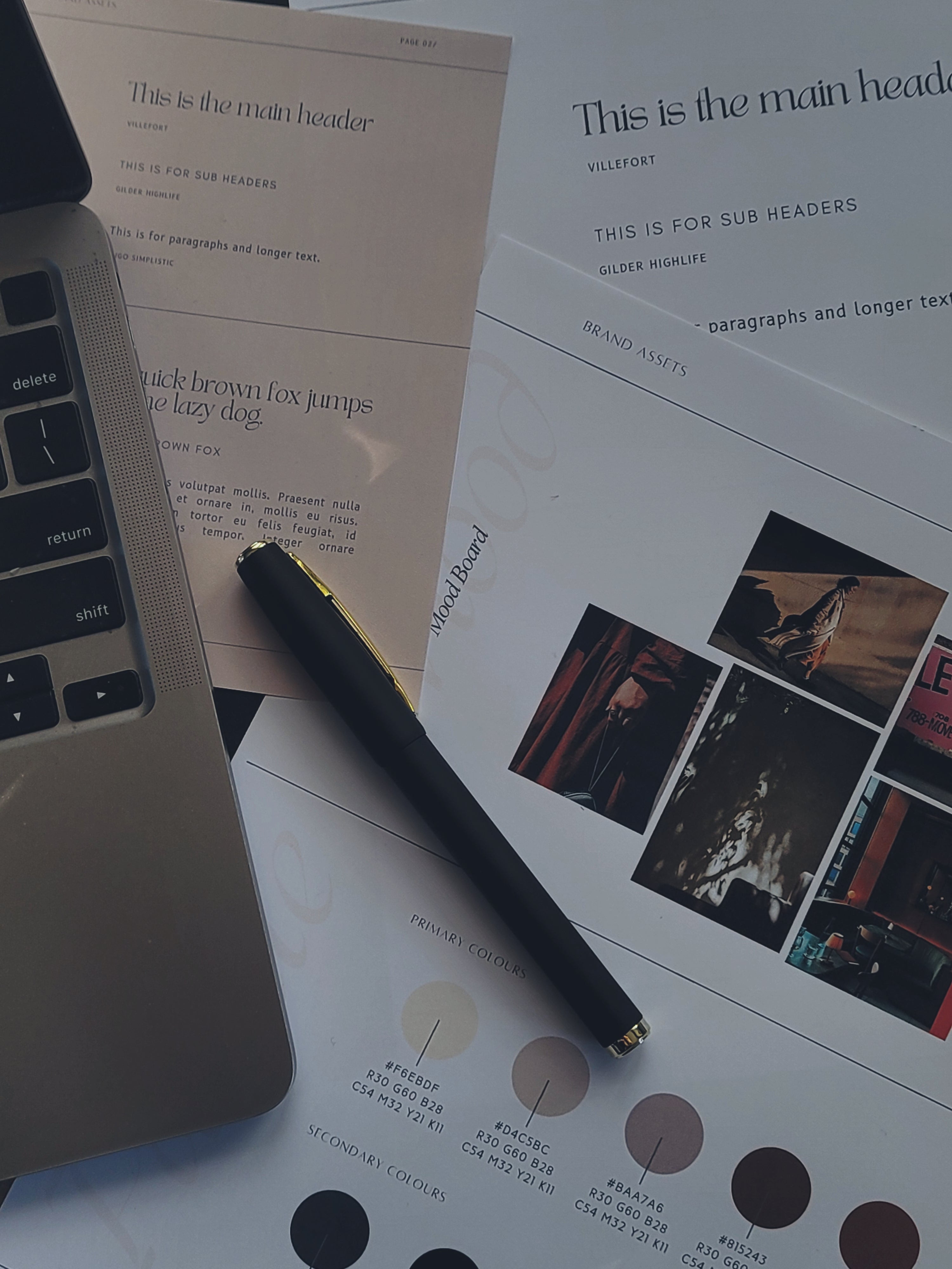 One-Off Presentation Design